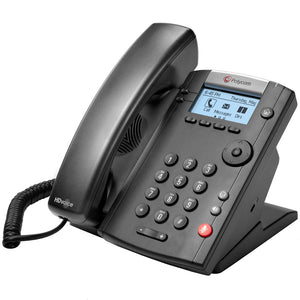 Polycom VVX 201 2-Line Desktop IP Phone - PoE (2200-40450-025) Refurb