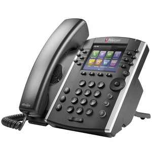 Polycom VVX 411 12-Line Business Media Phone - PoE (2200-48450-025) Refurb