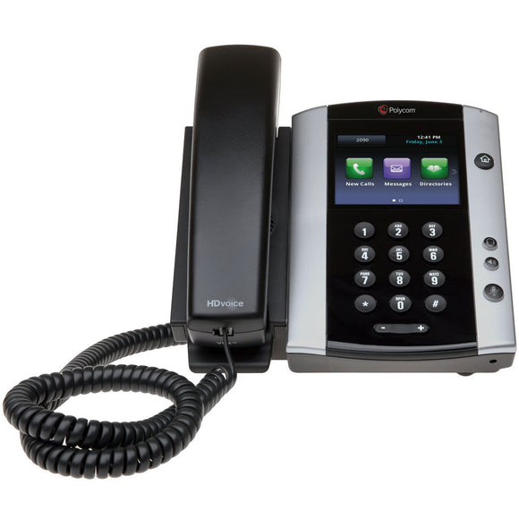 Polycom VVX 501 12-Line Business Media Phone - PoE (2200-48500-025) Refurb
