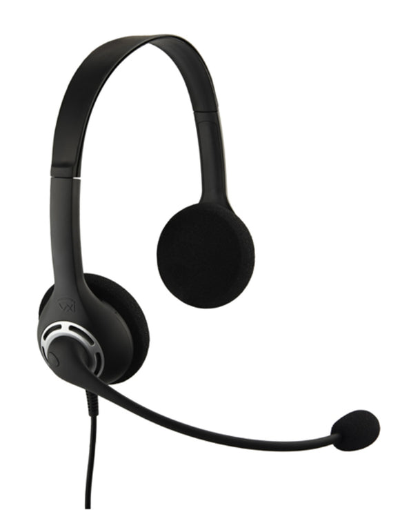 Vxi Envoy Office 2031U Stereo USB Headset for UC w/NC Microphone and Inline Volume Control (203706) New