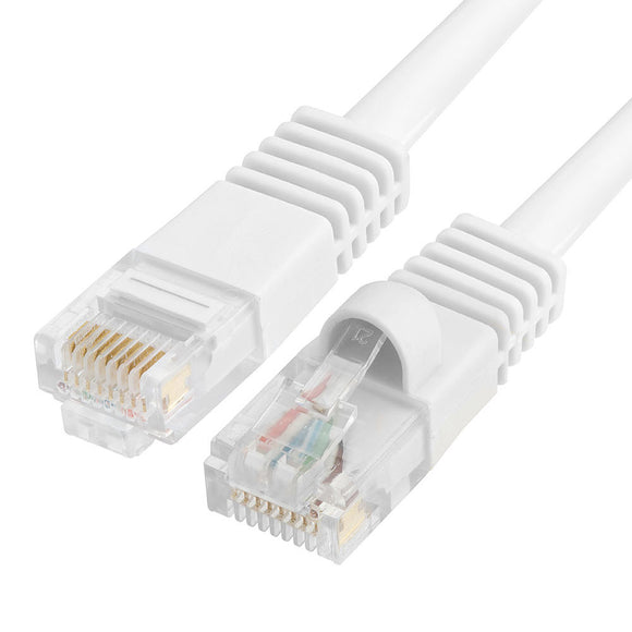 Patch Cord HD CAT6 7 Foot White (PC65FT-YL) New