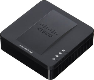 CISCO VOIP ADAPTER (ATA) WITH 2 FXS, 1/10/100 WAN & LAN PORTS (SHIPS W/PSAC05R-050 P/S) (NEW-OPEN BOX)