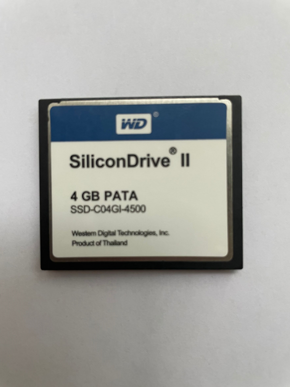 S8300D Flash Silicondrive II 4GB PATA CF Card (P-S8300D-FLASH) Refurb